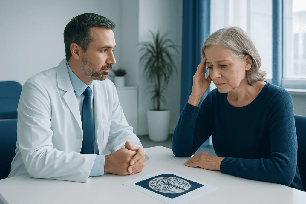 Possible symptoms and effects — cerebral atrophy
