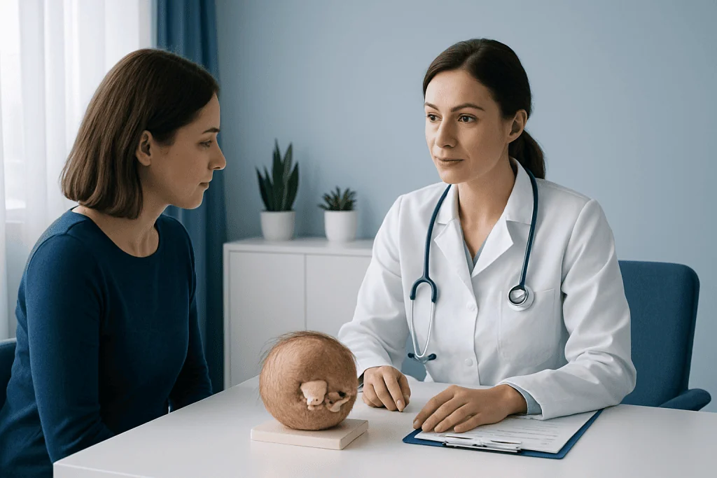 Possible Symptoms and How It May Be Found — tumor with hair and teeth