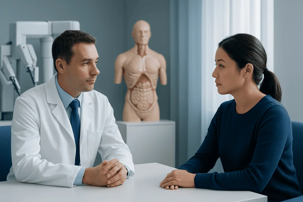 Potential Benefits and Limits — robotic surgery vs open surgery