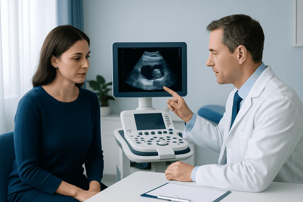 Preparation and Step-by-Step Procedure — cyst in uterus on ultrasound