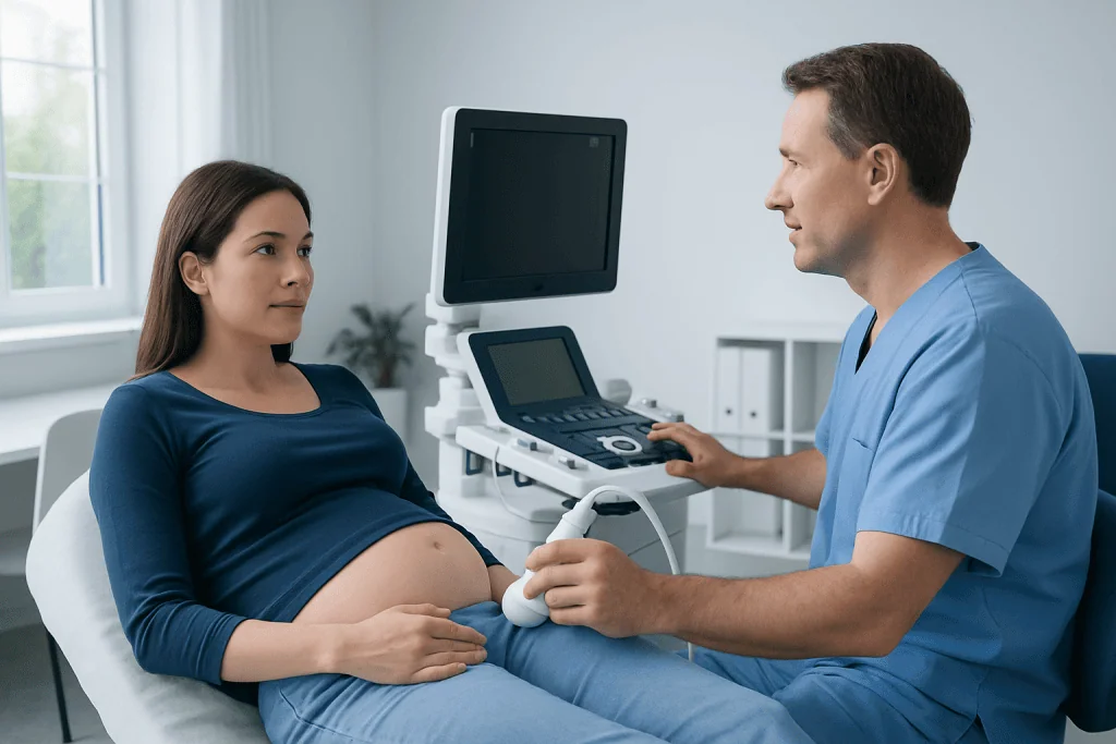 Omphalocele Ultrasound: Preparation, Procedure and Results 3 Preparation and Step-by-Step Procedure — omphalocele ultrasound