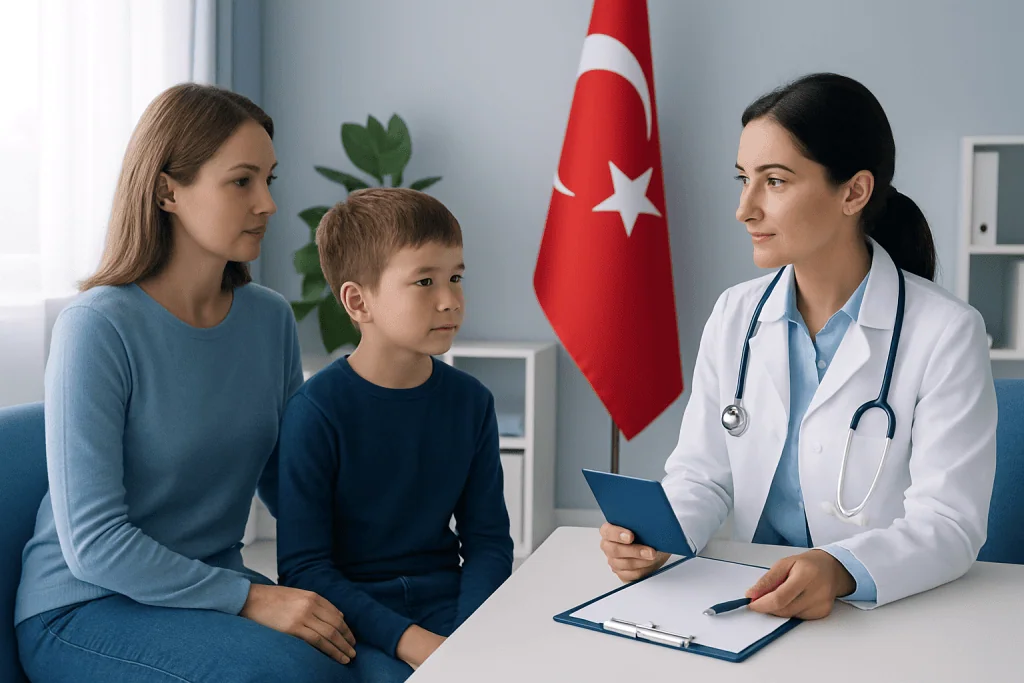 Prepare records, medication and travel documents — prepare a child for medical treatment in Turkey