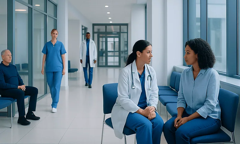 Pvns Treatment Medication: How It Works, Results and What to Expect 5 Medical professionals and patients in a hospital corridor.