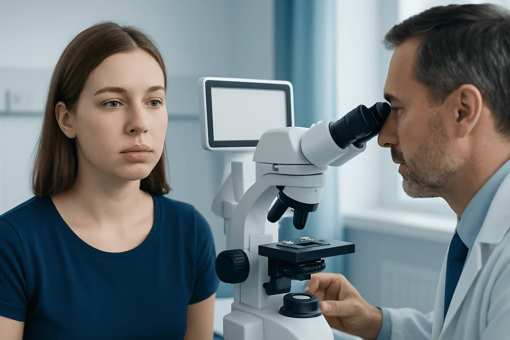 Recognizing a Typical Reaction — mosquito bite on lip