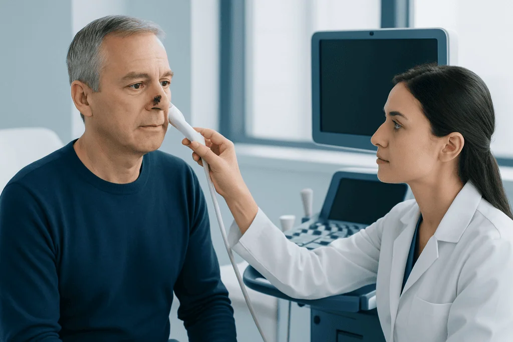 Signs and symptoms to notice — nose melanoma cancer