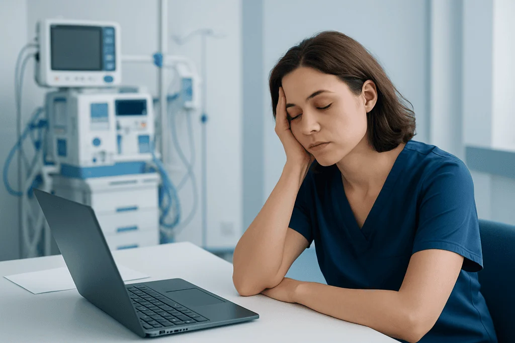 Sleepiness, Fatigue, and the Workday Alertness Dip — strong urge to sleep at work receptionist