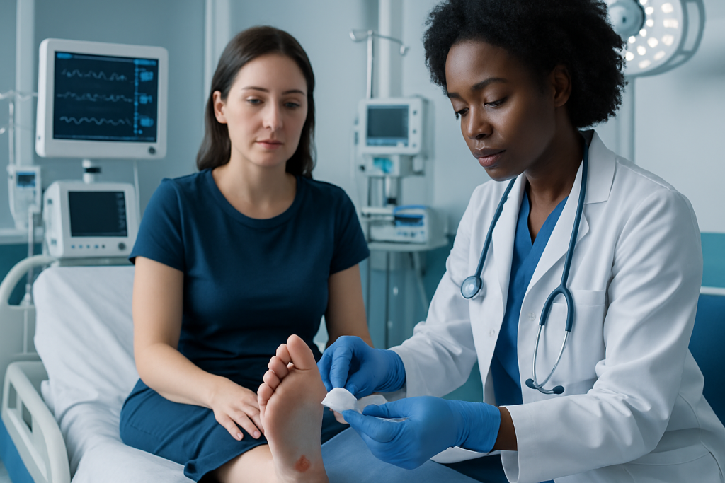 Step-by-Step Care for a Popped Blister — popped blister