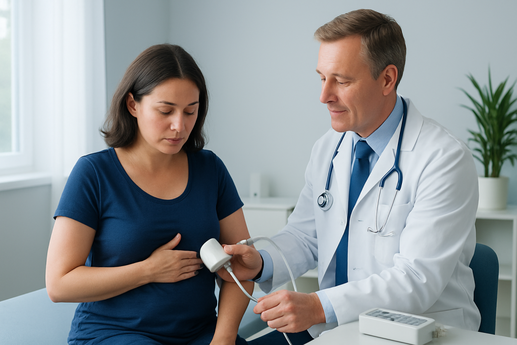 Step-by-step: ultrasound, aspiration and abscess drainage — mastitis medical procedure