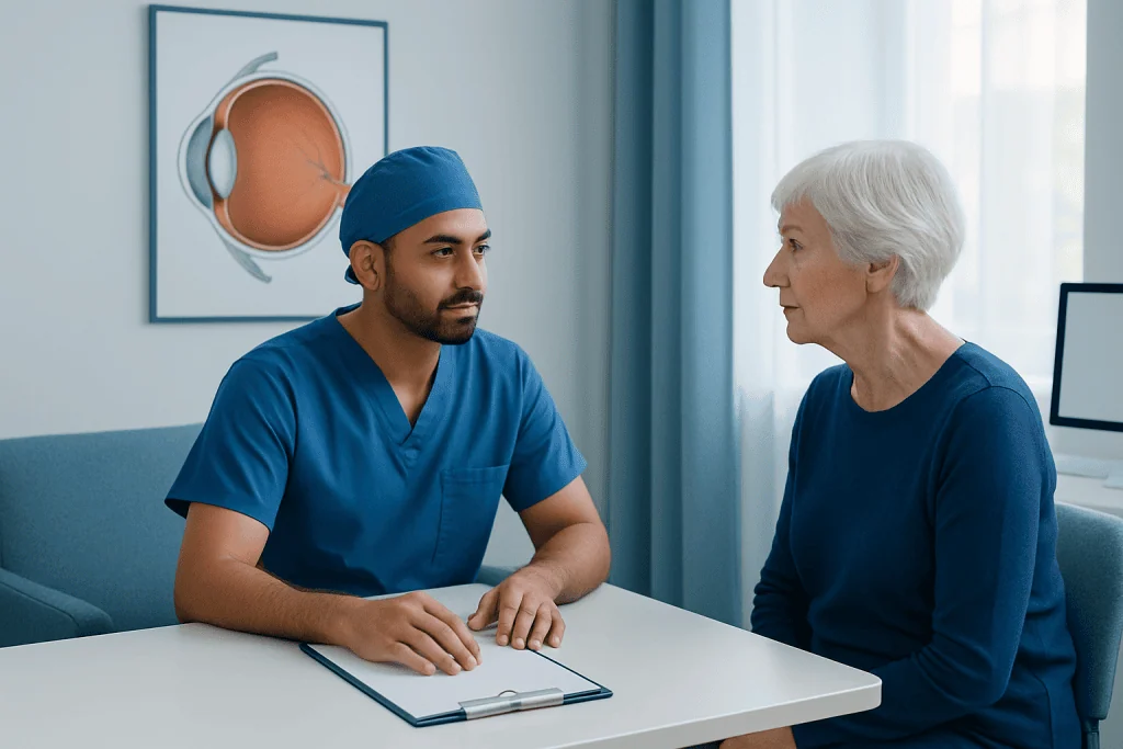 Step-by-Step: What Happens During Surgery — epiretinal membrane operation