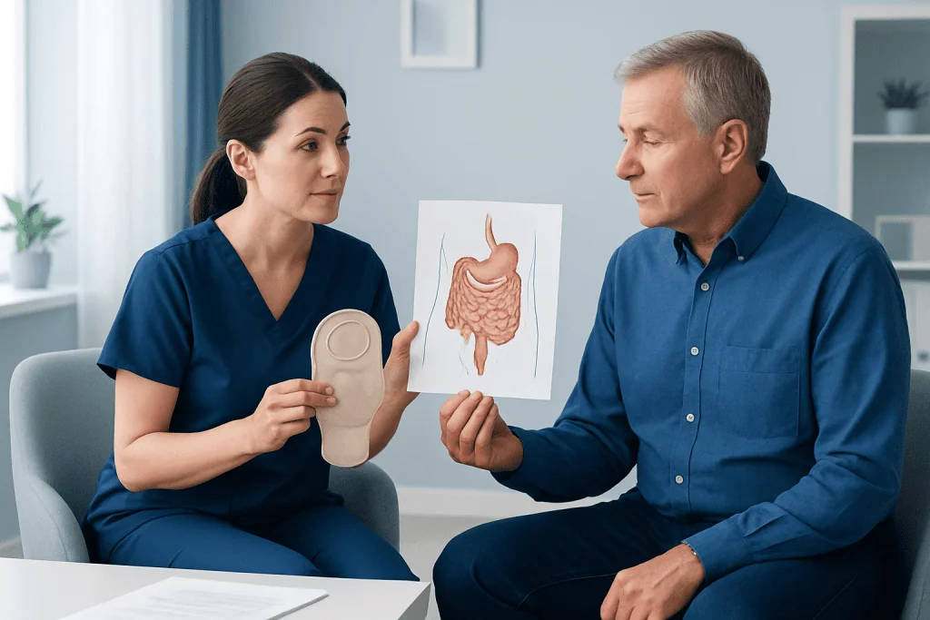 Step-by-step: what happens during the procedure — colostomy bag surgery