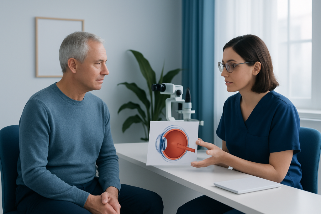 Step by step: what happens during trabeculectomy — trabeculectomy procedure