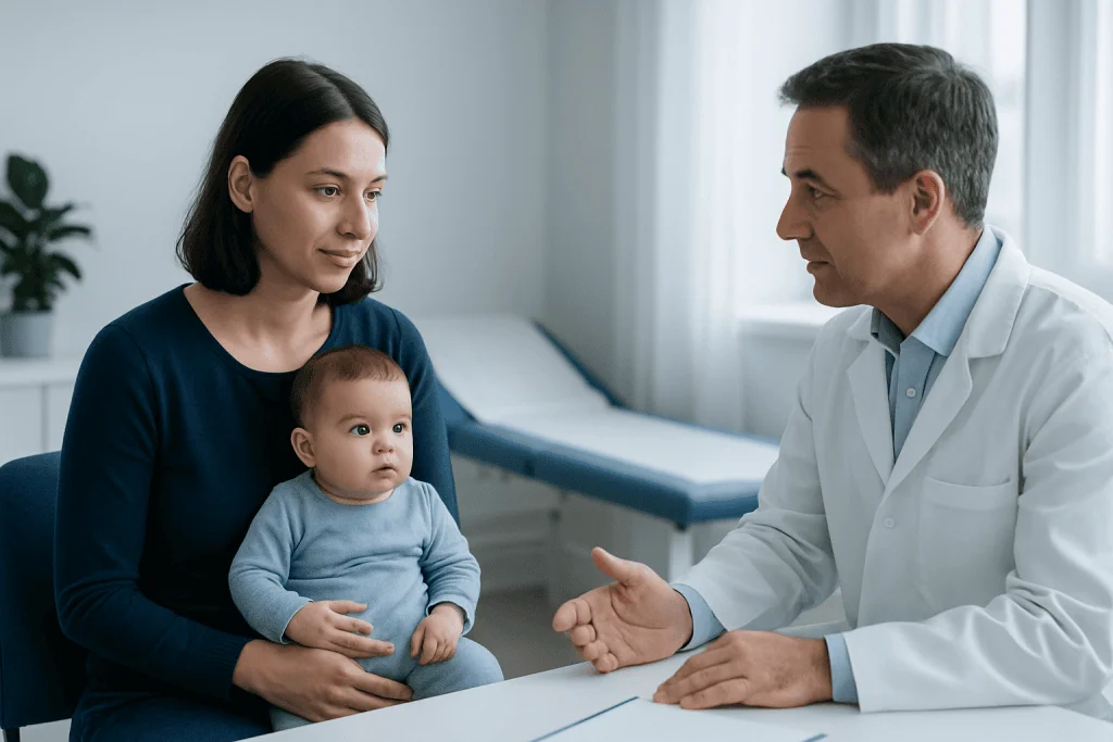 Symptoms and signs — congenital hypothyroidism