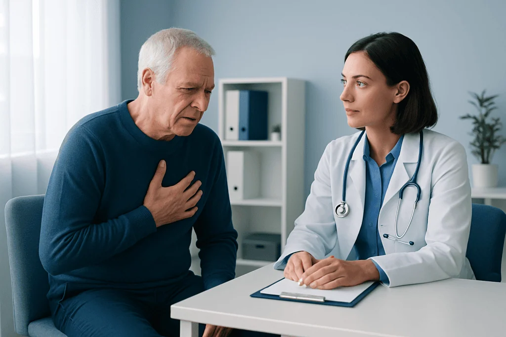 Symptoms and signs — pericardial constriction