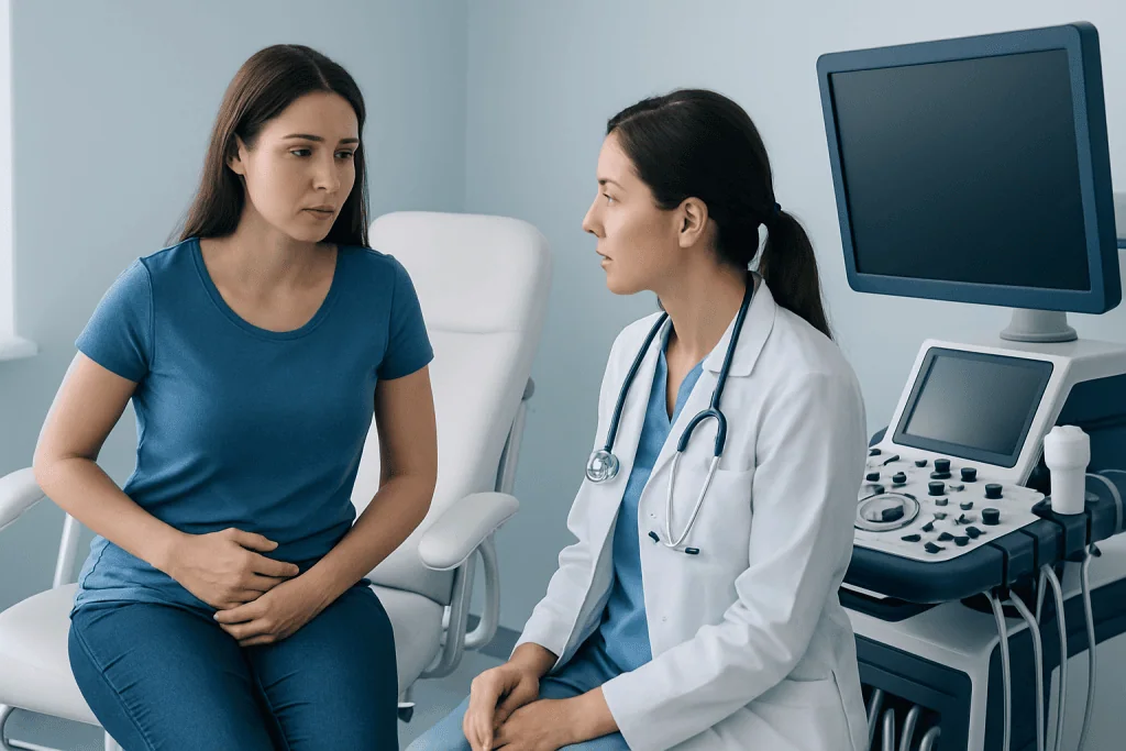 Symptoms and the Menstrual-Cycle Pattern — cyclic vulvovaginitis