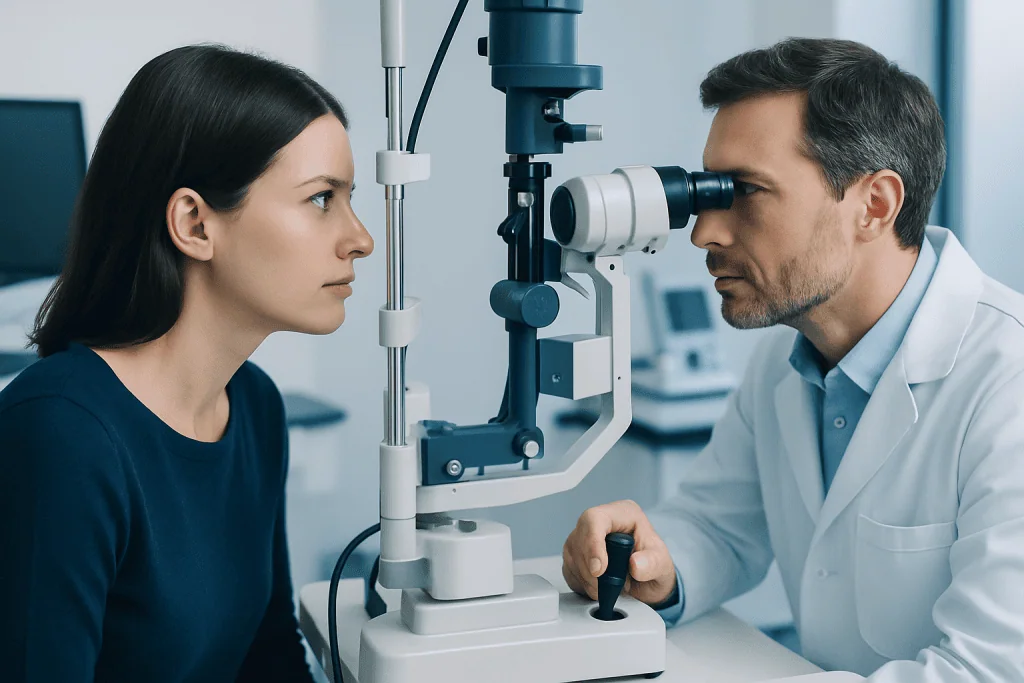 Symptoms and the outlook for vision — christmas tree cataract