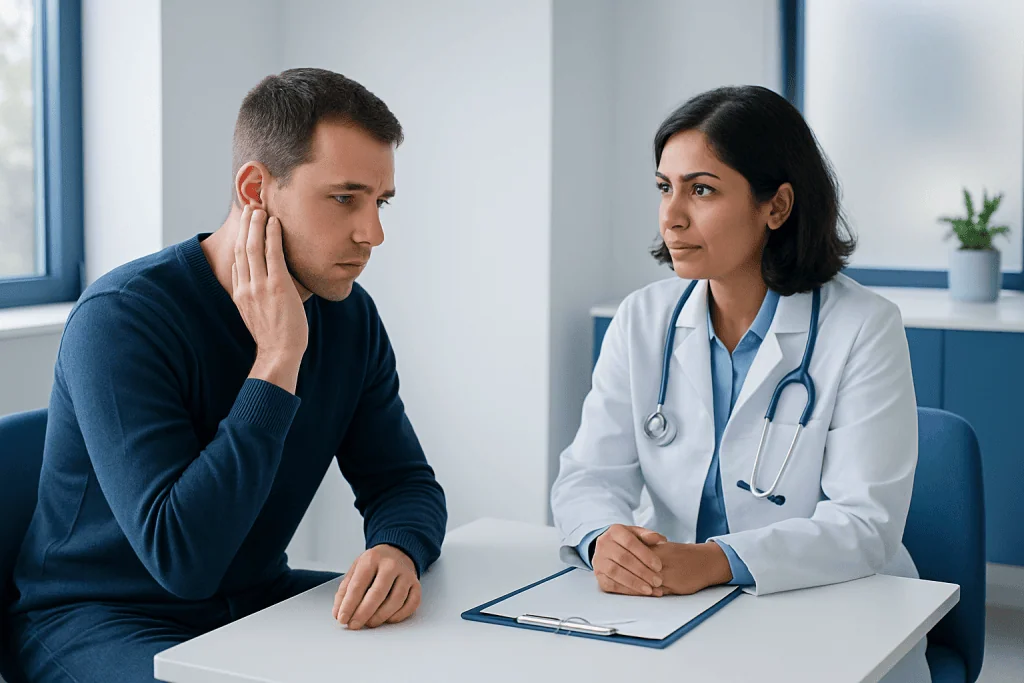 Symptoms That Help Describe the Problem — bump inside ear