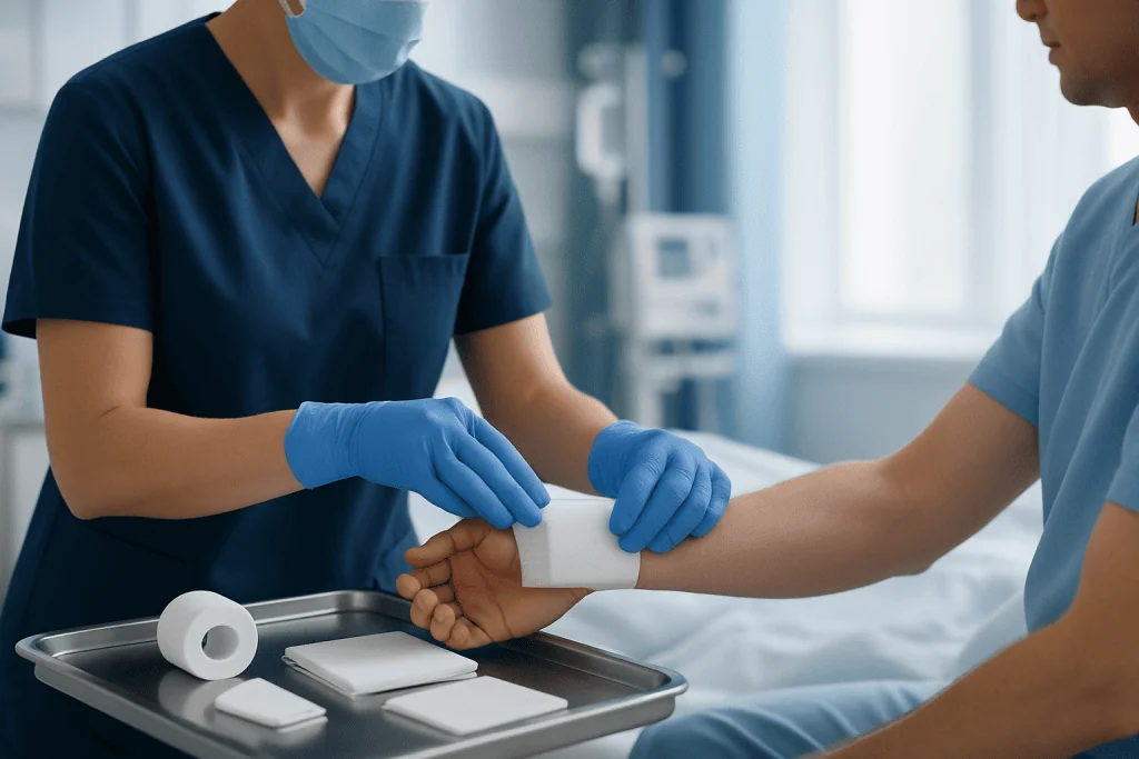 The Basics of Safe Wound Dressing — dressing wounds