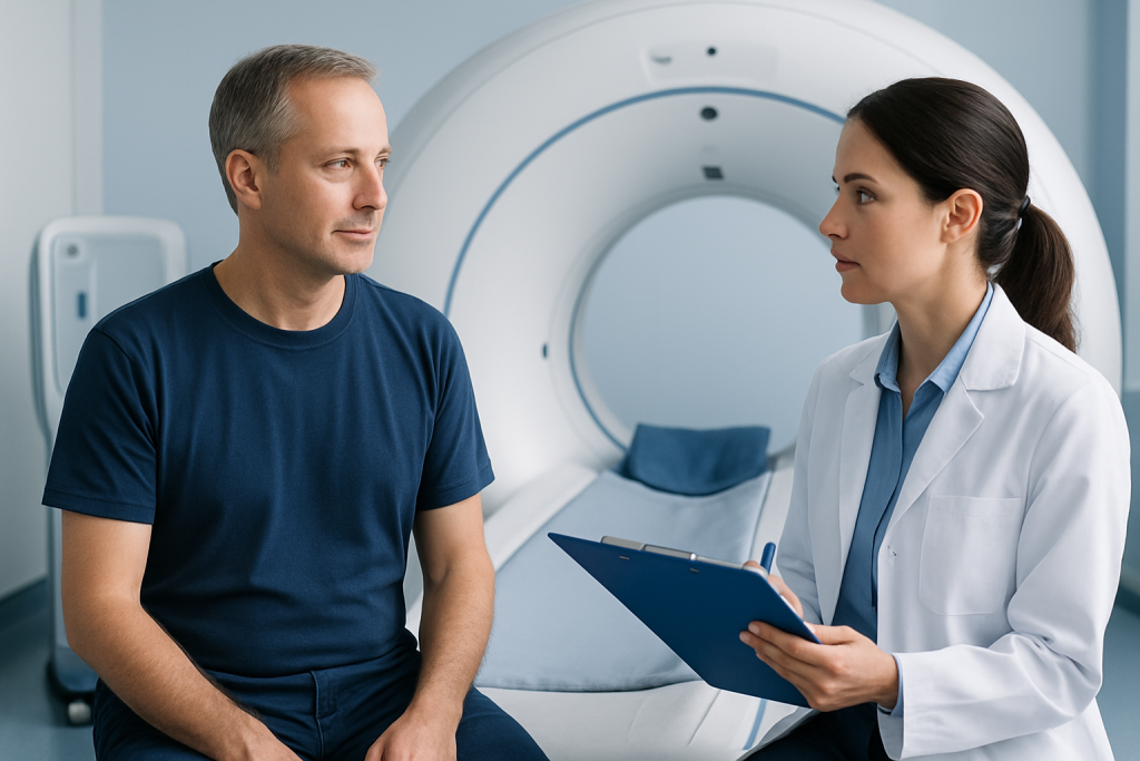 Treatment planning: candidacy and tests before treatment — advanced prostate cancer treatment