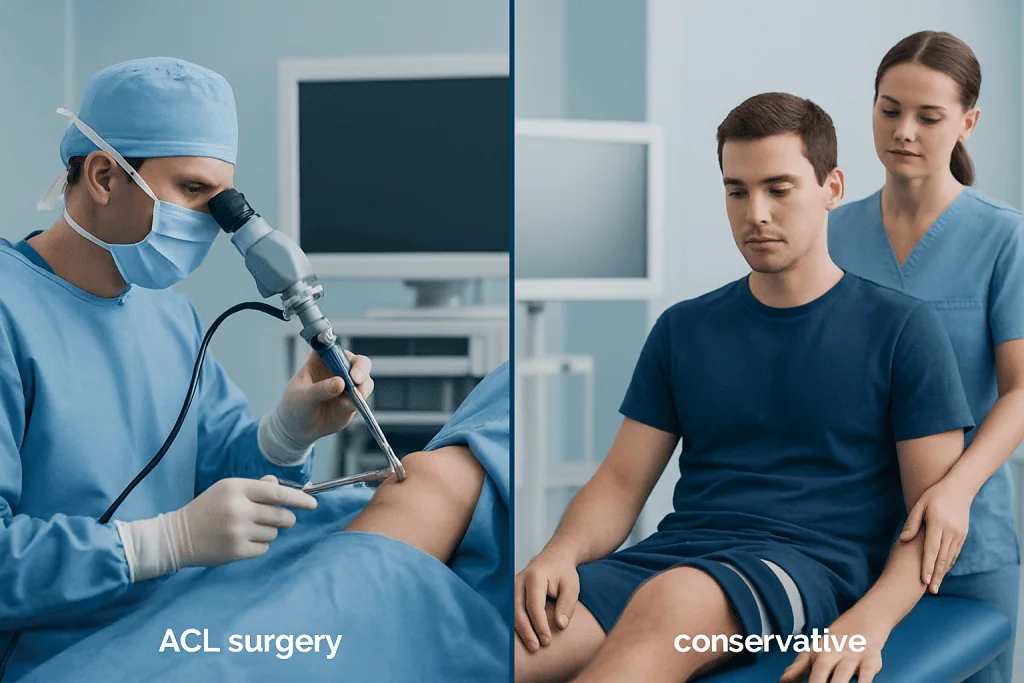 Understanding the two treatment pathways — acl surgery vs conservative treatment