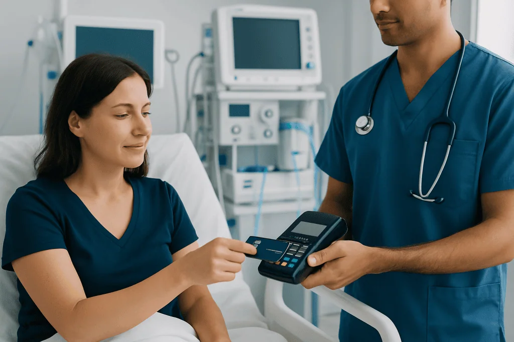 Using credit or debit cards at a Turkish hospital — paying medical bills in Turkey