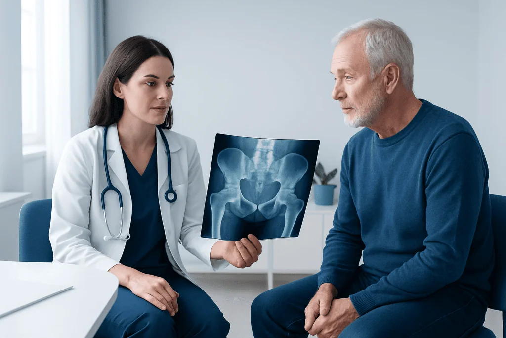 What a hip xray can and cannot show — hip xray