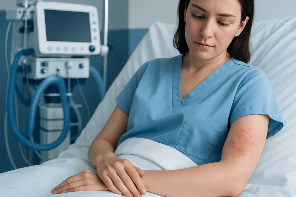What a Postoperative Rash May Look and Feel Like — skin rash following surgery