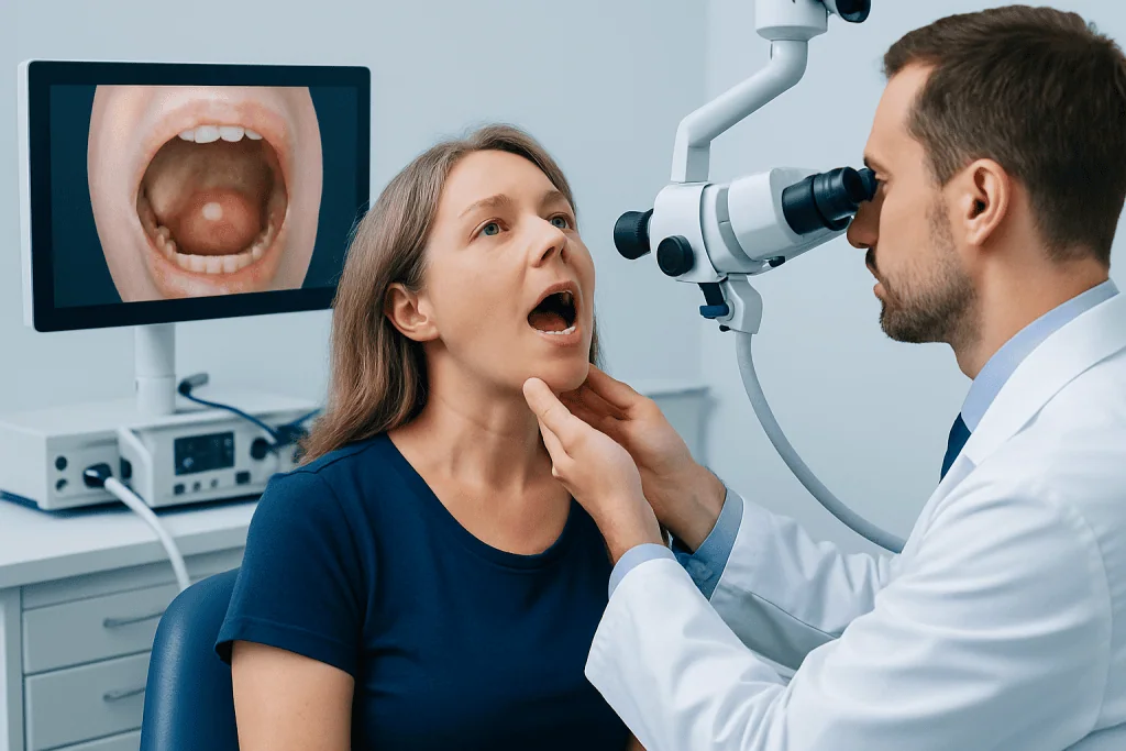 What a Tonsil Cyst May Feel or Look Like — tonsil cyst