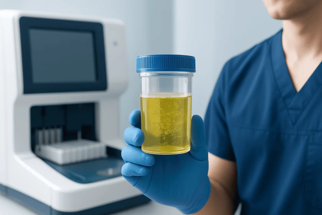 What an Oily or Greasy Appearance Can Look Like — oiliness in urine