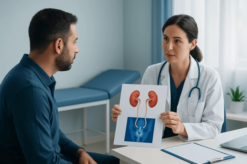 What are the clinical indications for a retrograde pyelogram? — cystoscopy retrograde pyelogram