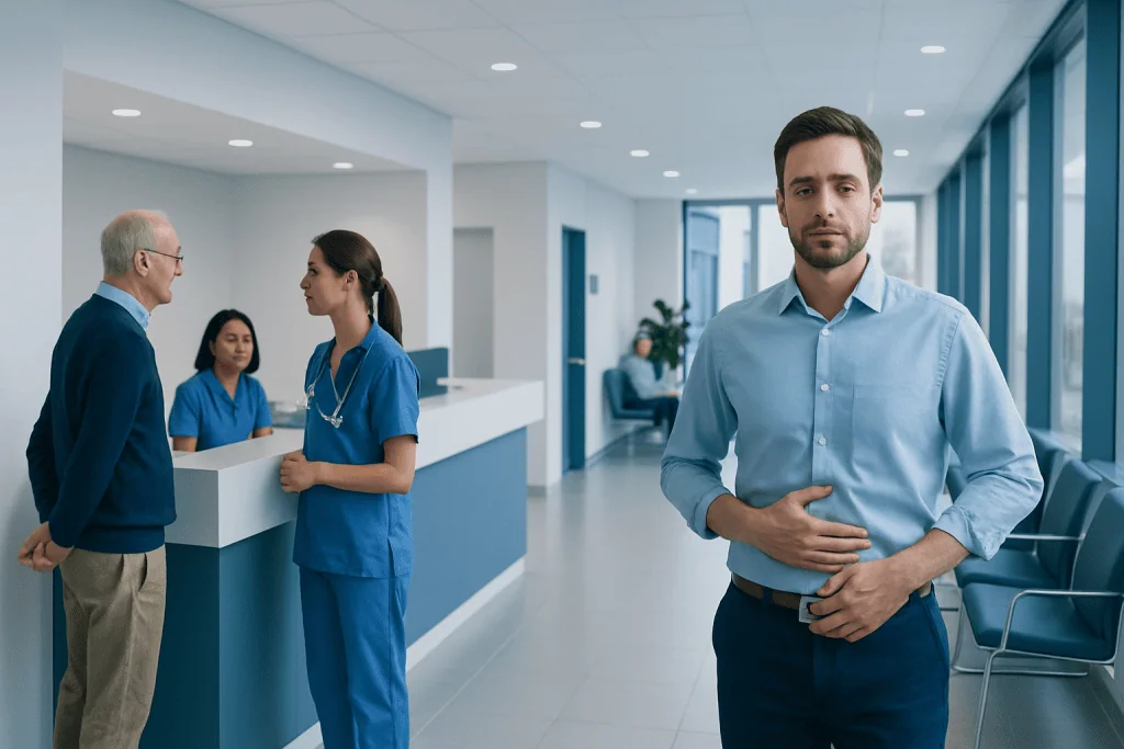 What Causes an Enlarged Spleen? A Doctor-Reviewed Answer 1 Hospital staff and patient in a modern medical facility.