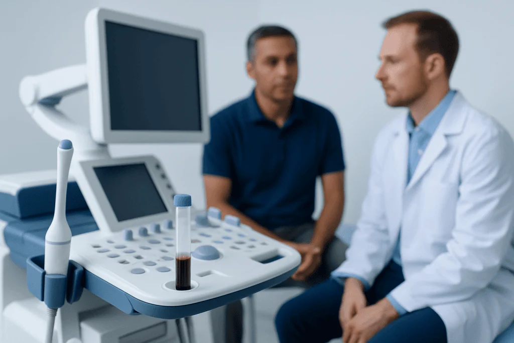 What causes blood in semen and who may need treatment? — hematospermia treatment