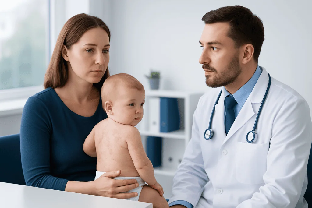 What causes hives in babies? — baby hives