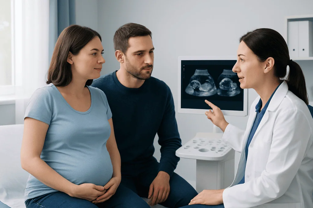 What clinicians assess during the anatomy scan — 20 week ultrasound pictures