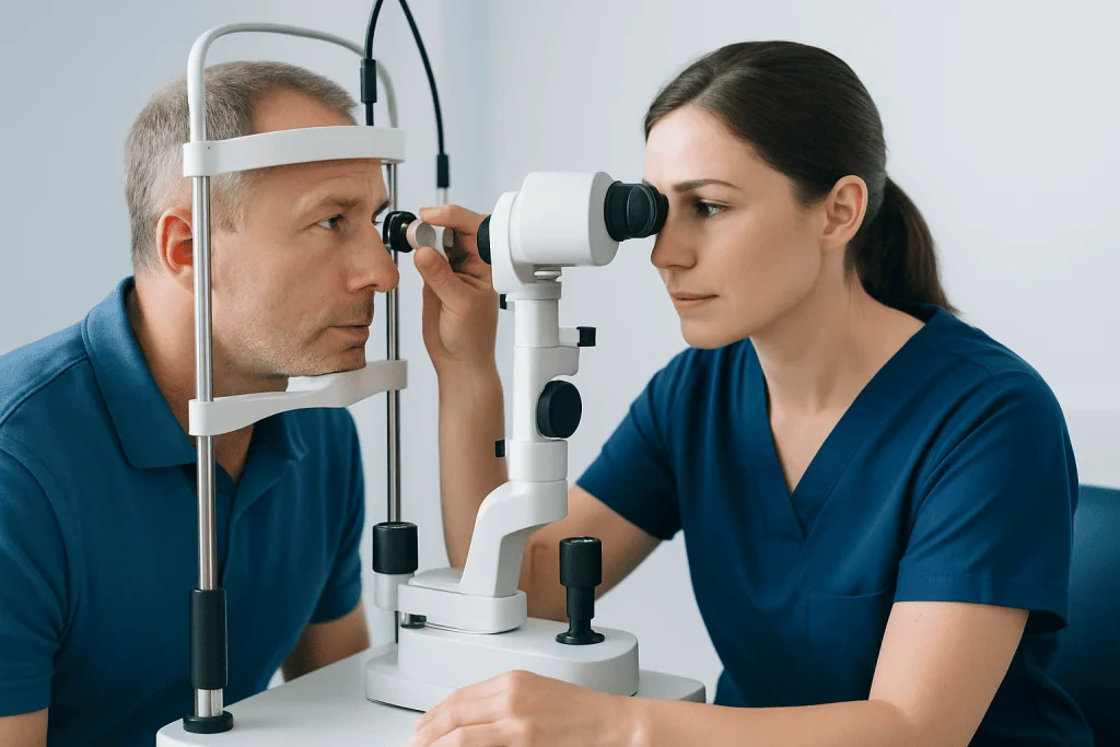 What does a gonioscopy test for? — gonioscopy procedure