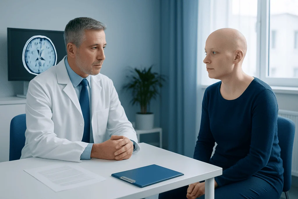 What happens before and during the procedure? — radiation therapy for brain tumour