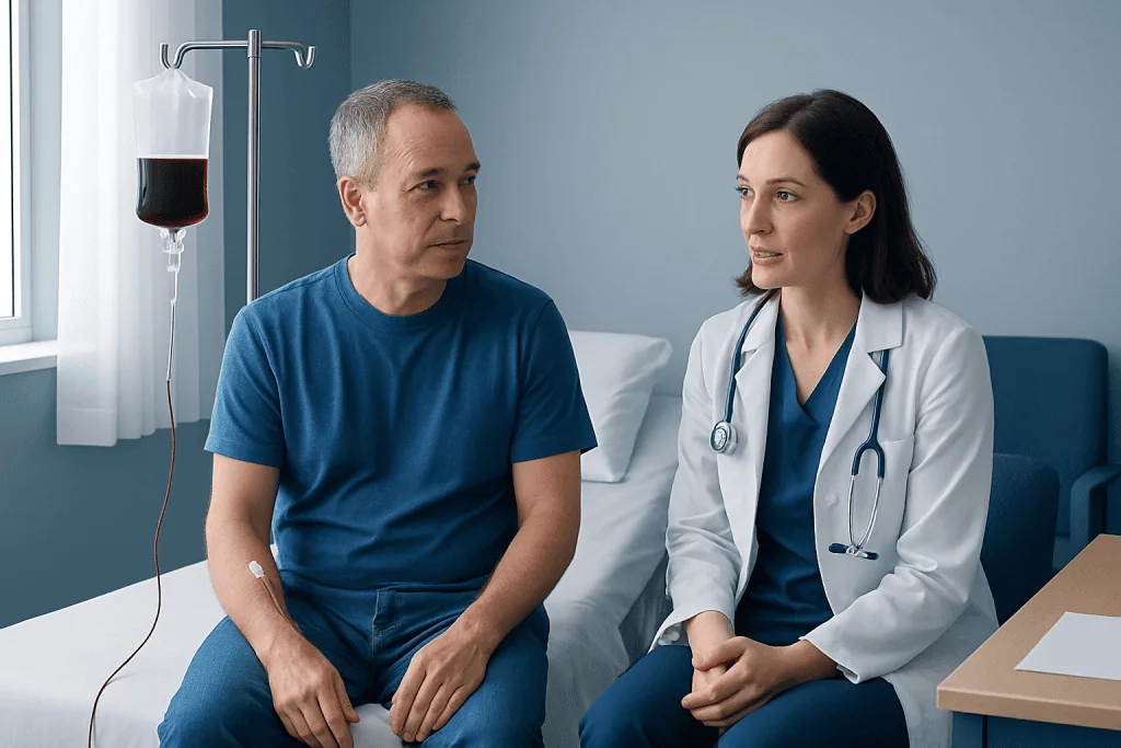 What happens during a blood transfusion — blood infusion side effects
