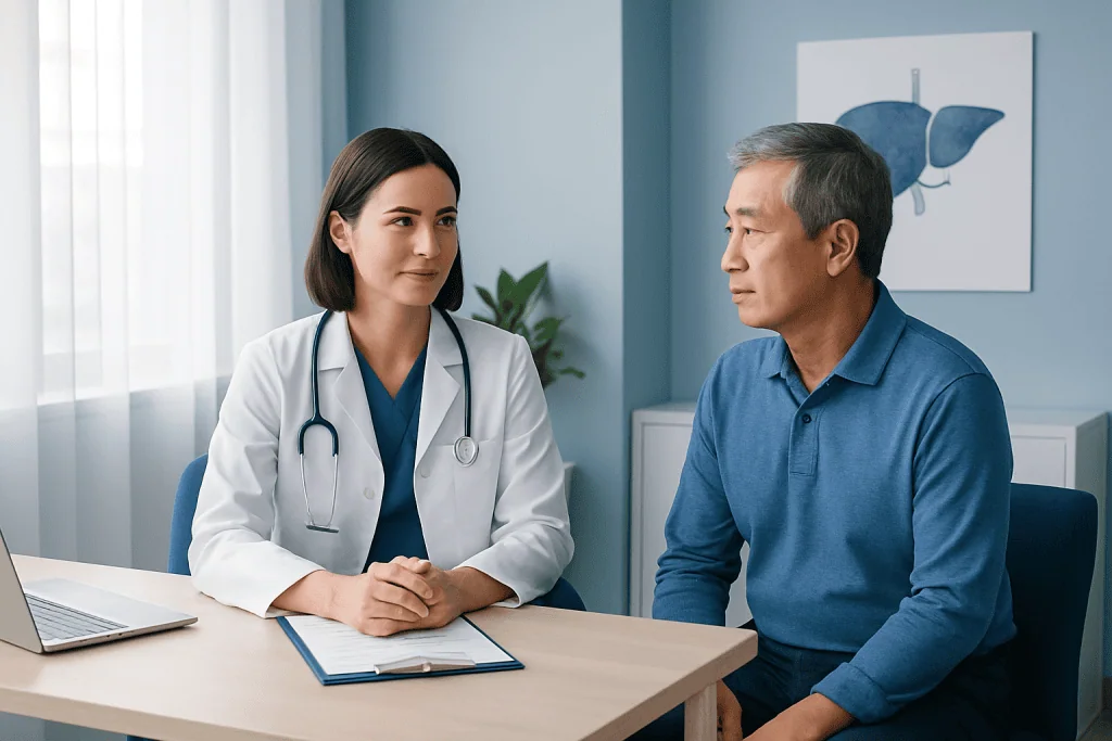 What Happens During a Screening Visit — hepatic cancer screening