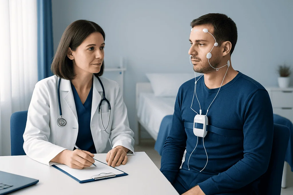 What happens during an overnight sleep study — sleep apnea testing in Turkey