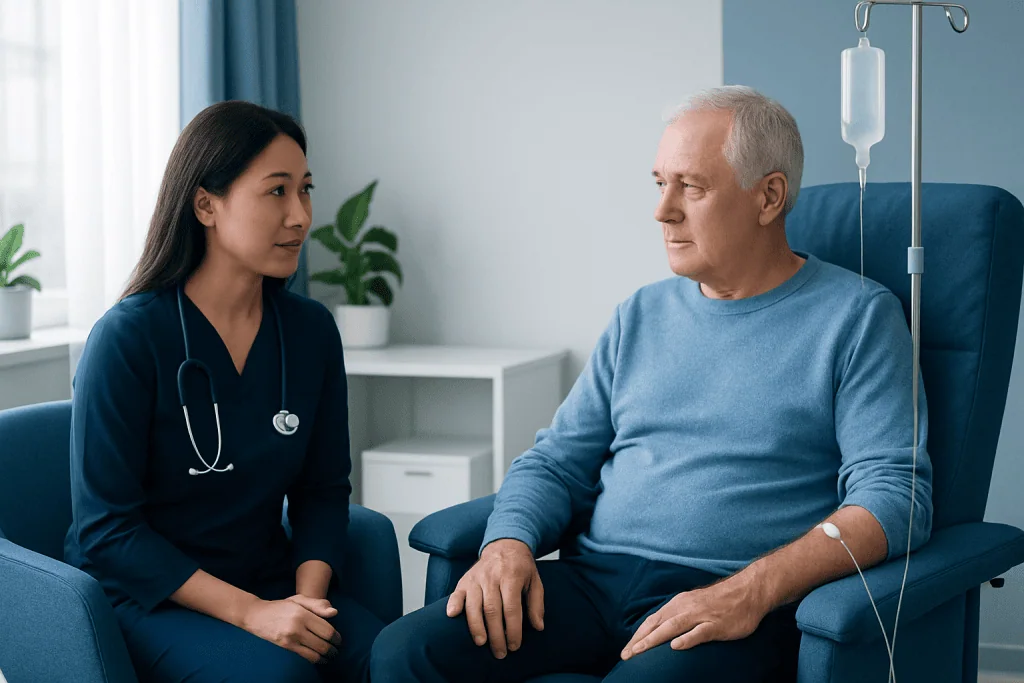 What happens during chemotherapy treatment? — chemotherapy for prostate cancer