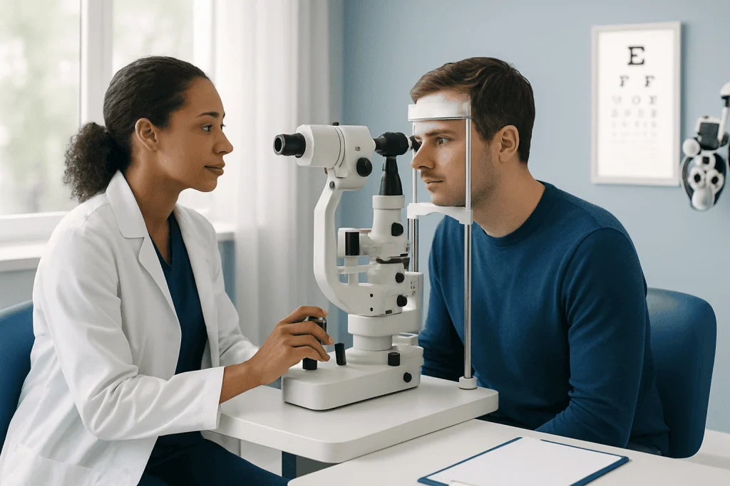 What Happens During the Examination — comprehensive eye exam