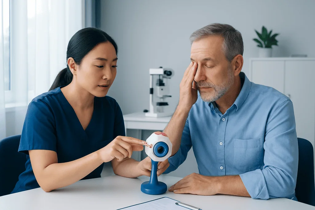 What Happens During the Procedure? — eye scraping treatment