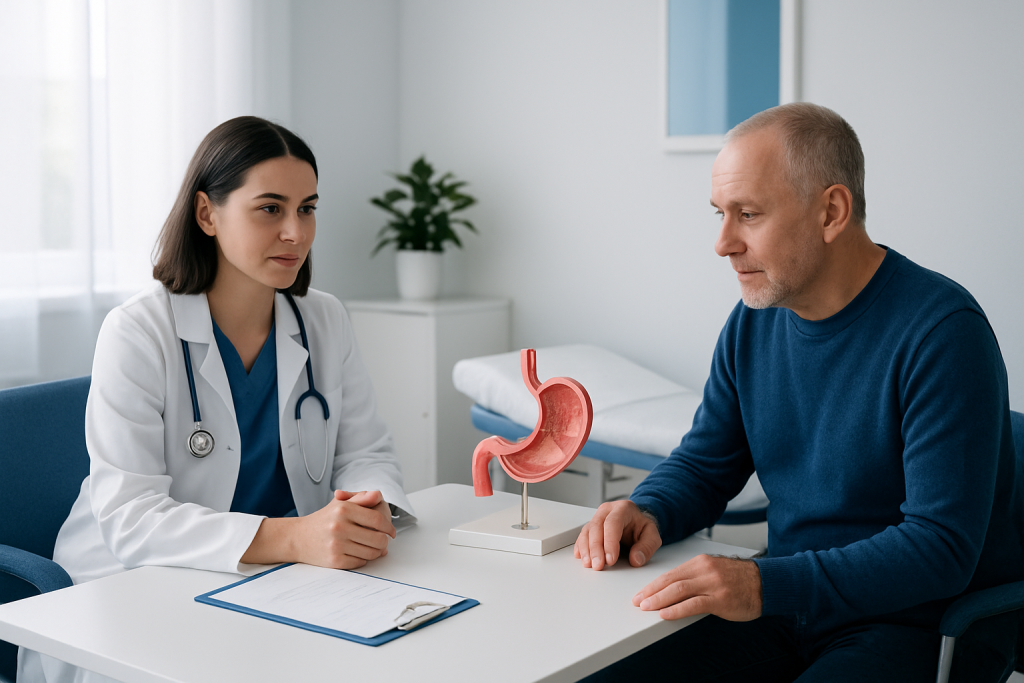What happens during treatment: step by step — treatment of gastric cancer