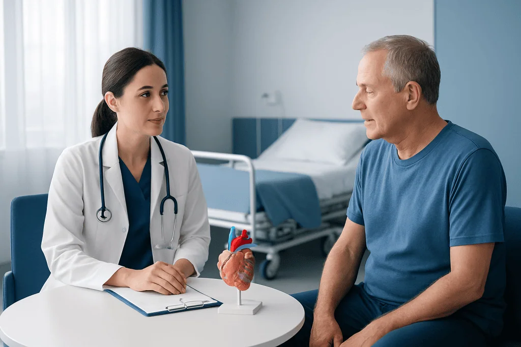 What happens step by step during the procedure — cardiac catheterization operation