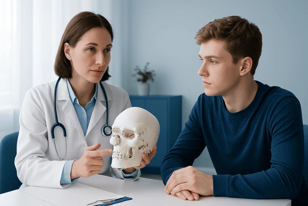 What is a monobloc distraction procedure? — monobloc surgery