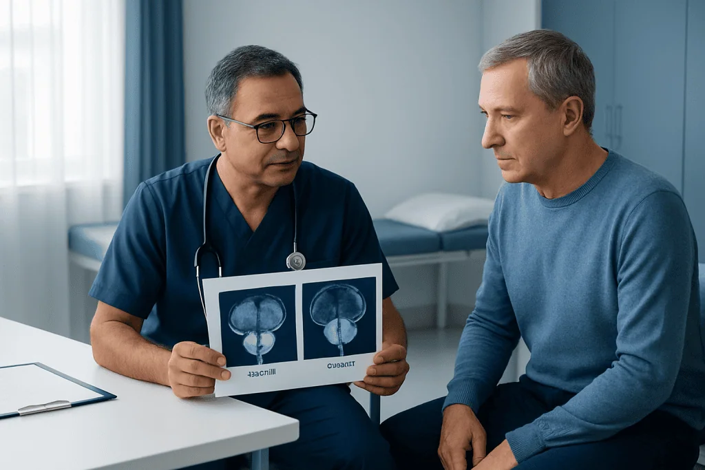 What is the difference between a normal prostate MRI and cancer? — normal prostate mri vs cancer