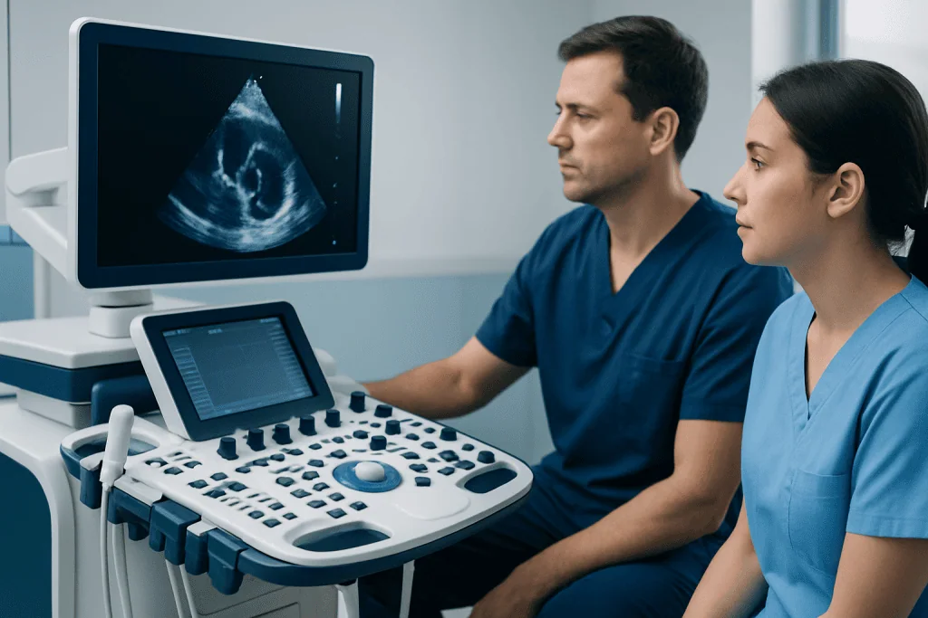 Is the Heart a Muscle? A Doctor-Reviewed Answer 1 Medical professionals analyzing an ultrasound image of the heart.