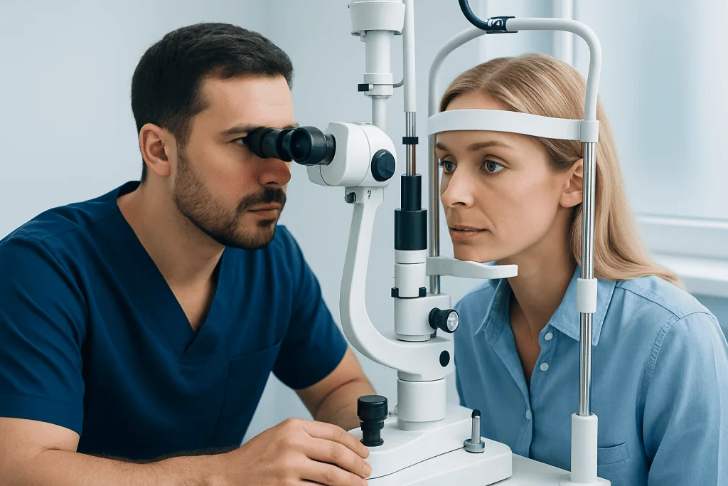 Slit Lamp Exam — Explained by Medical Evidence, Not Myths 2 What parts of the eye does a slit lamp examine? — slit lamp exam