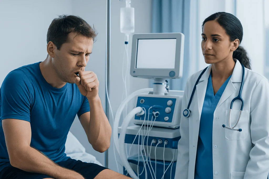 What the Cough May Feel Like — coughing after running
