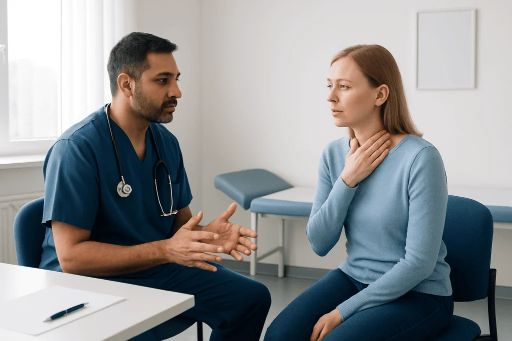 What to do safely at the time — stuck tablet in throat