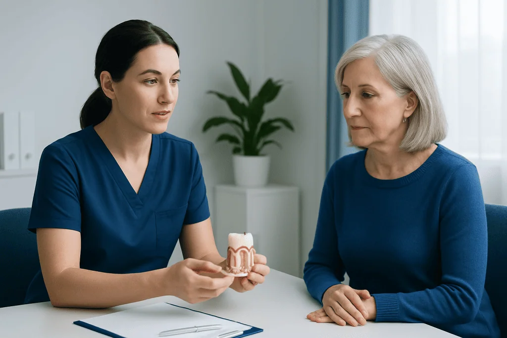 What to Expect During and After Placement — temporary tooth cap